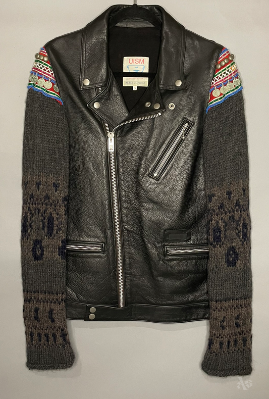 Undercover Ethnic Rider Leather Jacket